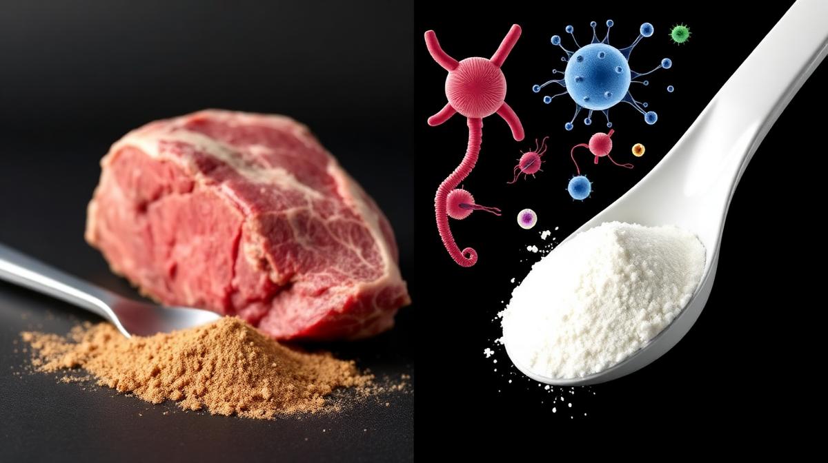 Телешки протеин срещу Глутамин: Скелетна структура срещу Вътрешна защита