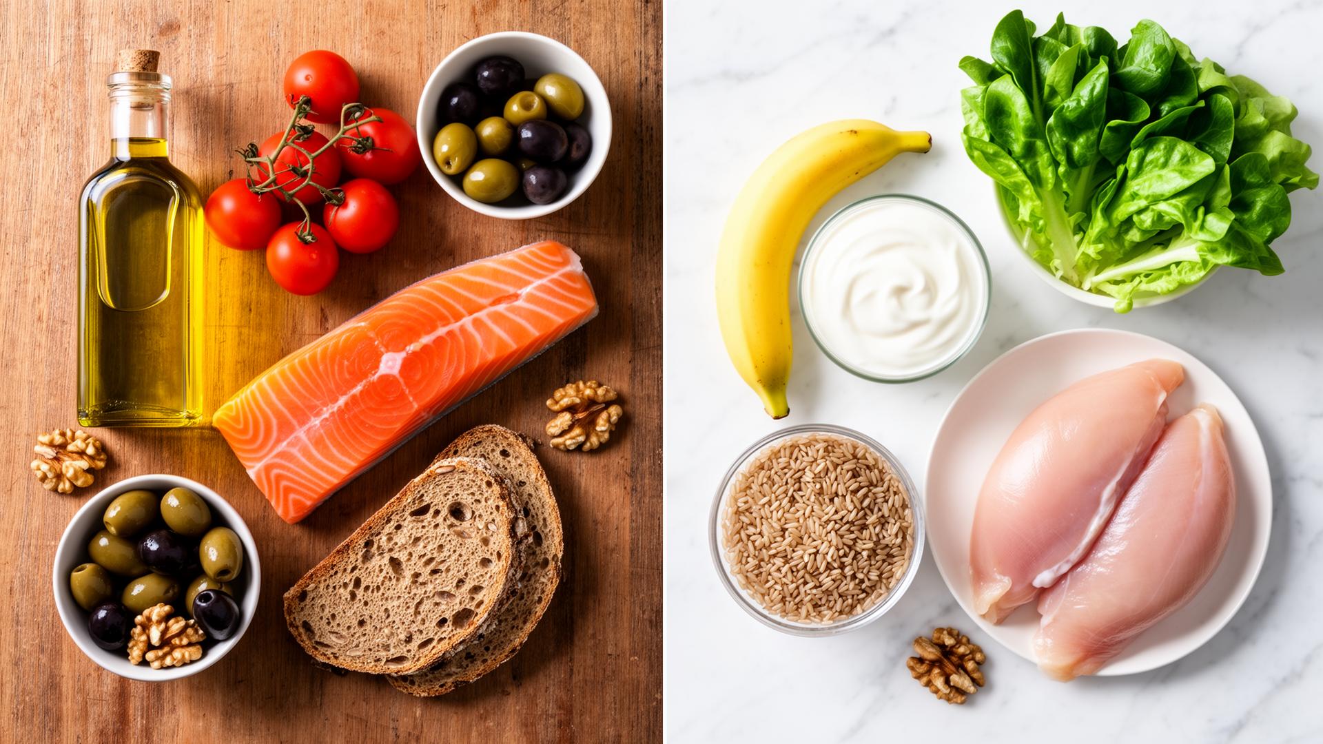 Средиземноморска срещу DASH диета: Кой режим побеждава за спортни постижения и възстановяване?