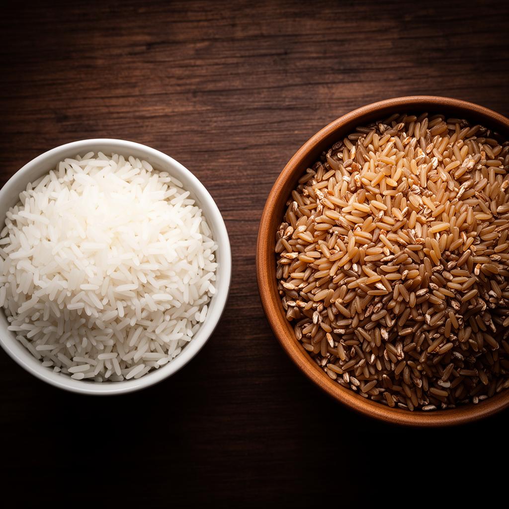 Бял срещу Кафяв ориз: Гликемичен пик срещу Хранителна плътност