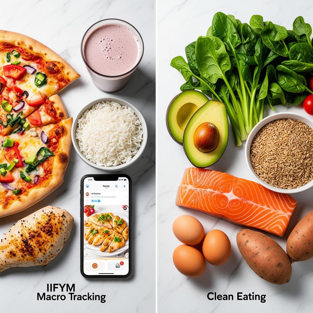 Гъвкава диета срещу Чисто хранене: Количествен контрол срещу Качествена наситеност