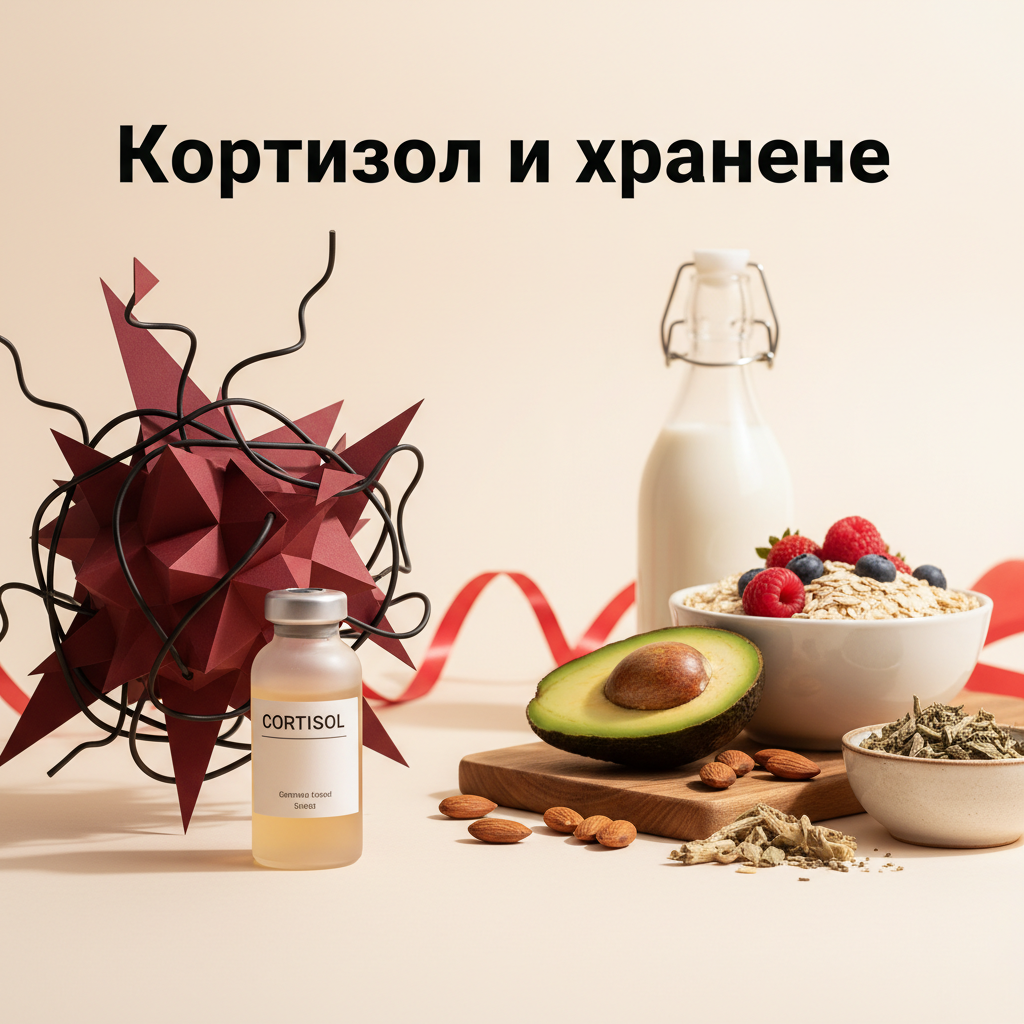 Кортизол и хранене