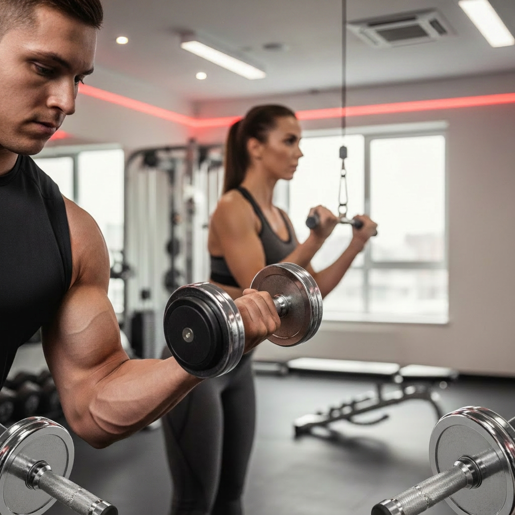 Тренировка за бицепс и трицепс — сетове за ръце