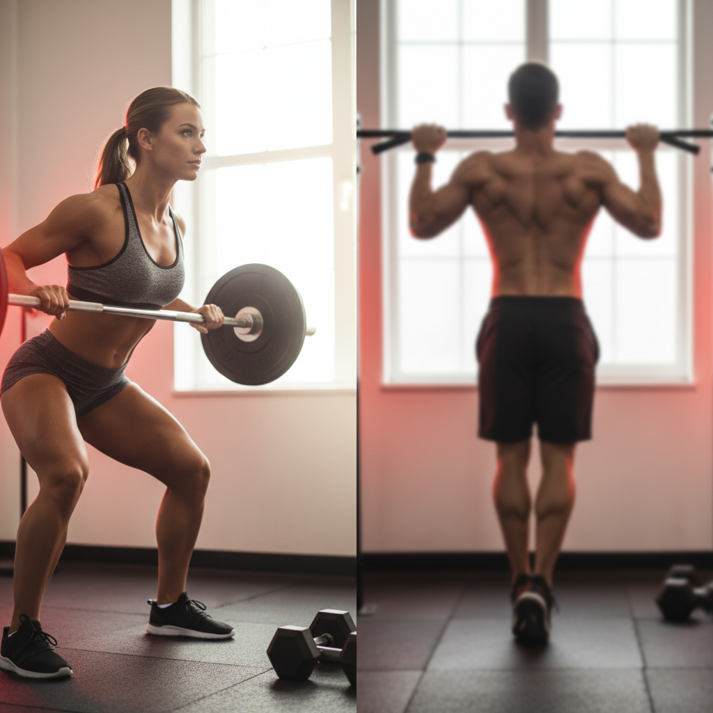 Upper/Lower split — 4 дни седмично