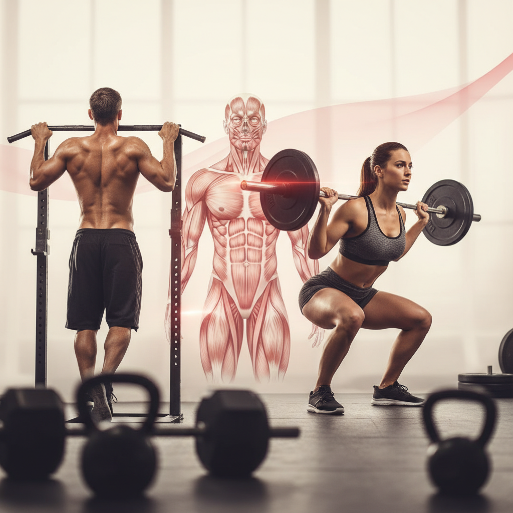 Upper/Lower split — 4-дневна програма за сила и маса