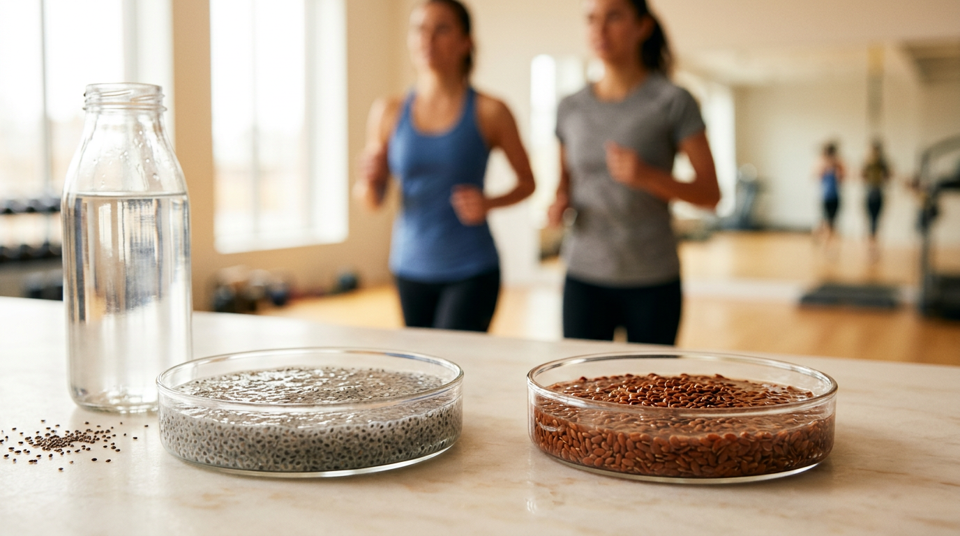 Чиа срещу Ленено семе: Хидро-динамика и Клетъчна регенерация