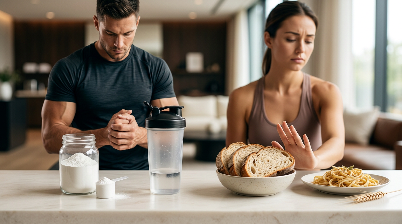 Глутамин срещу Глутен: Възстановяване срещу Възпаление