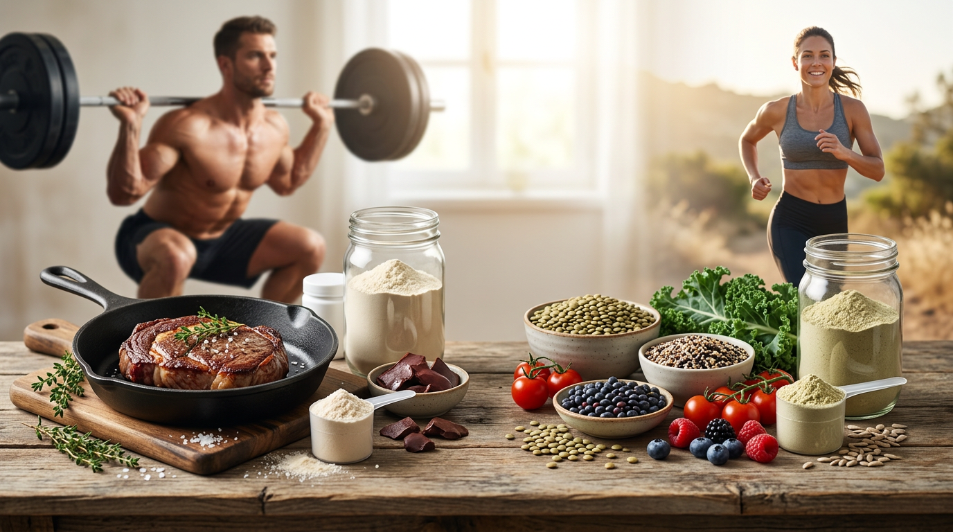 Говежди срещу Растителен протеин: Анаболен капацитет срещу Метаболитна защита