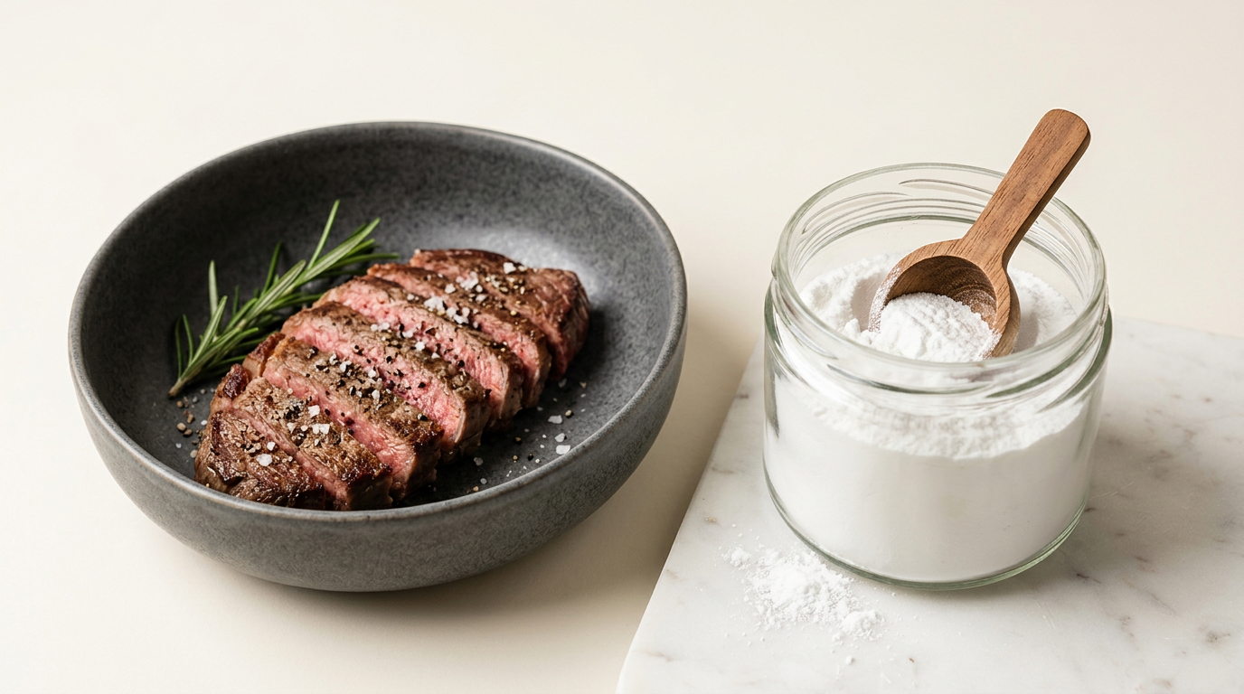 Говеждо срещу Креатин: Хранителна матрица срещу Клетъчно гориво