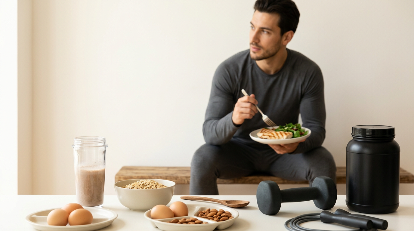 Наръчник за хранене за мускулна маса: излишък, протеин и времеви прозорци