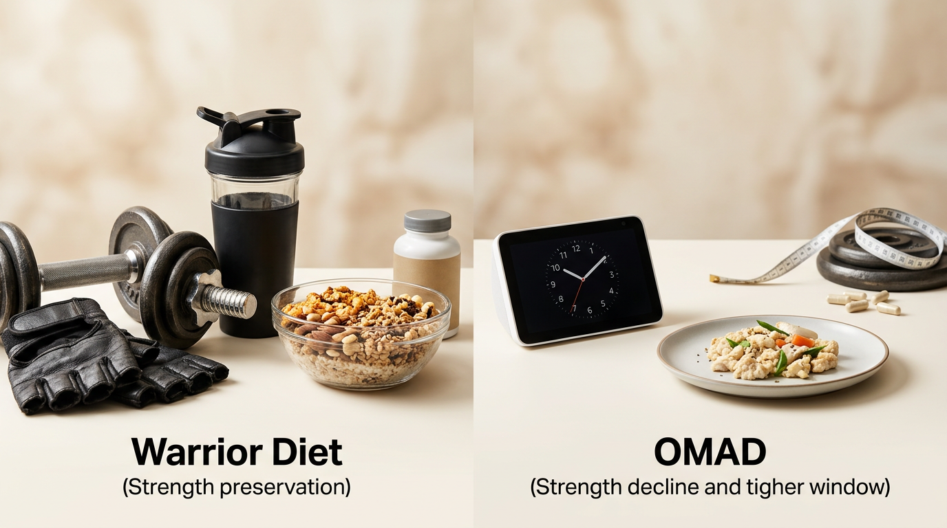 OMAD срещу Warrior Diet за спортисти – какво показа практиката