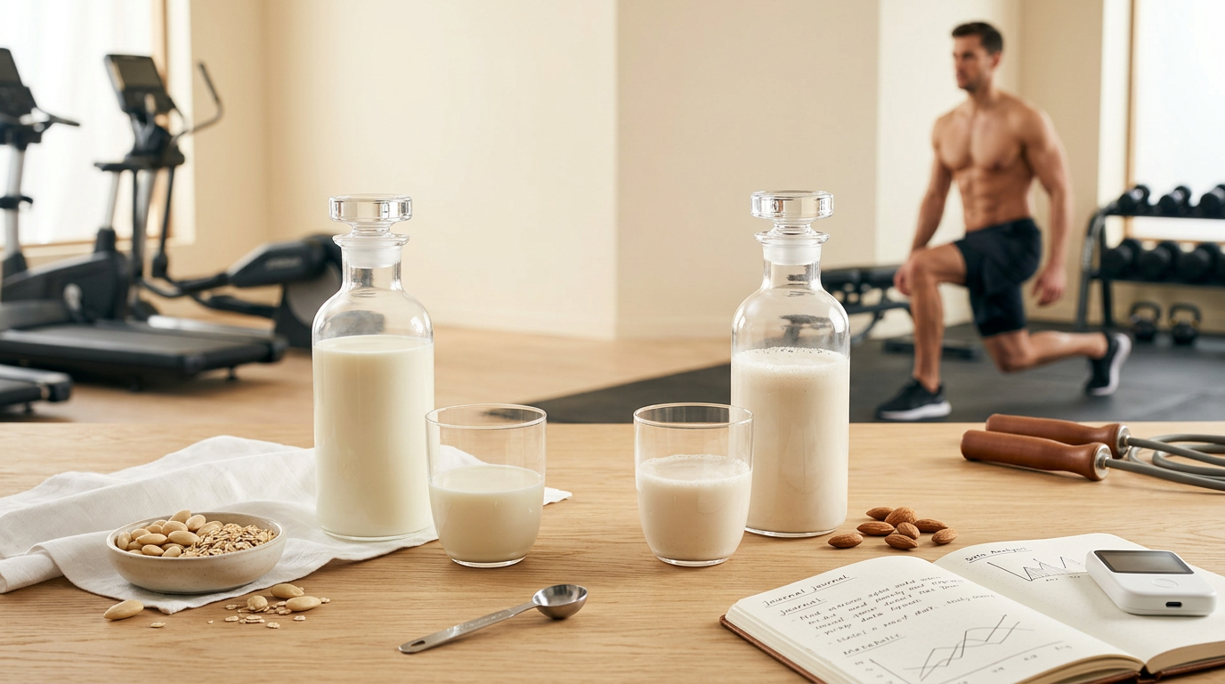 Прясно мляко срещу Ядкови напитки: Биологична стойност и Метаболитен отговор