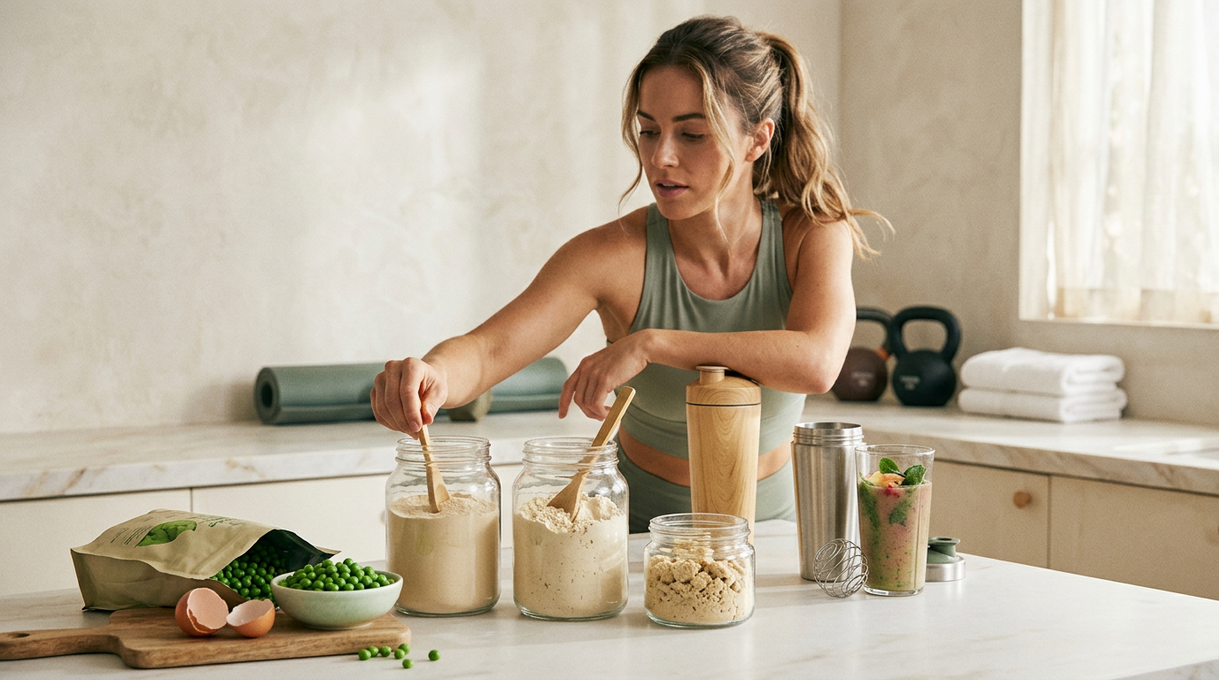 Животински срещу Растителен протеин: Млечен, Казеин, Грах и блендове — пълен наръчник