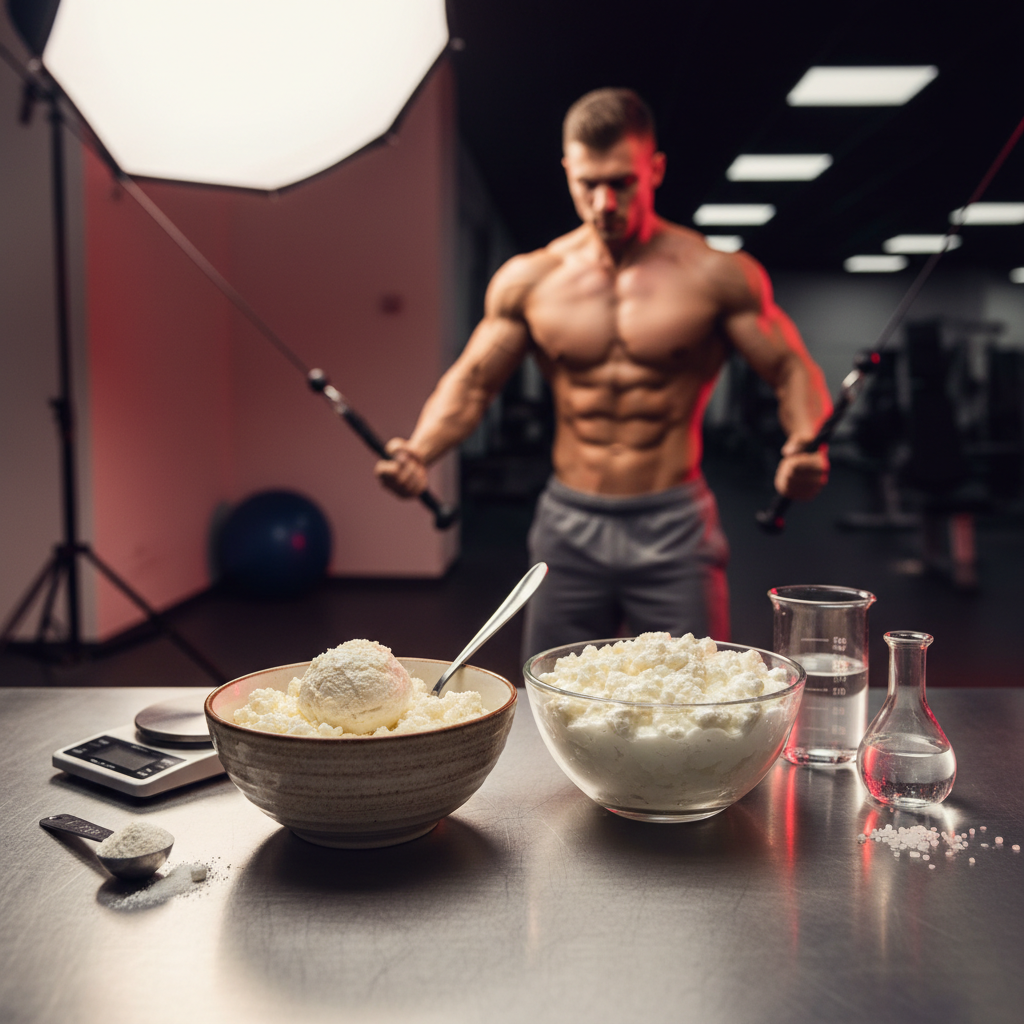 Извара срещу Котидж сирене: Анаболен капацитет и Натриев баланс