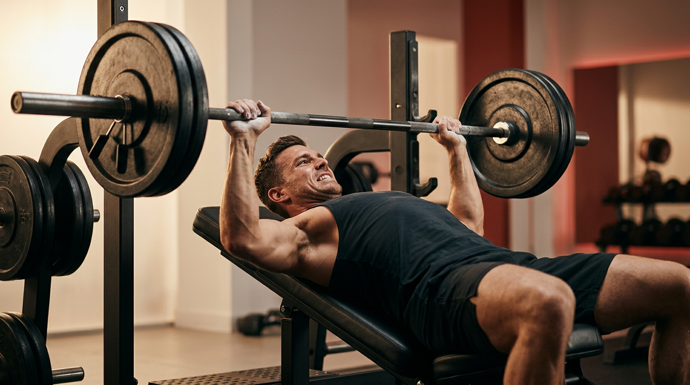 Лежанка (bench press) — техника, груповани грешки