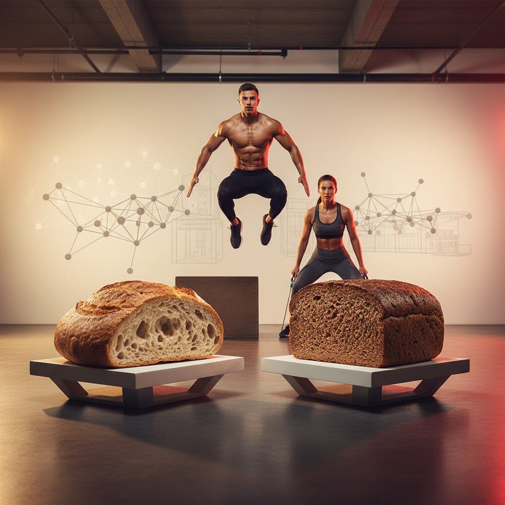 Пшеничен срещу Ръжен хляб: Глутенова архитектура и гликемичен контрол