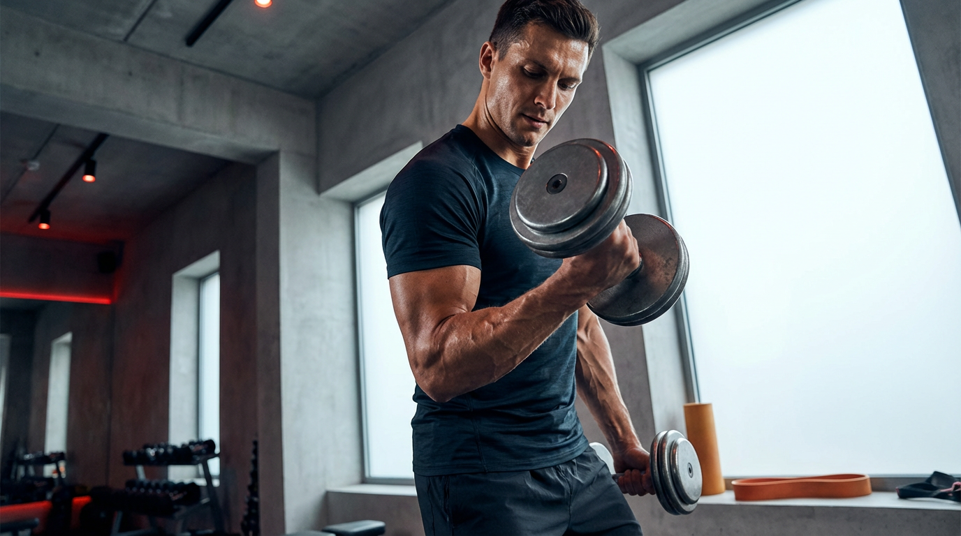 Тренировка за бицепс и трицепс — сетове за ръце