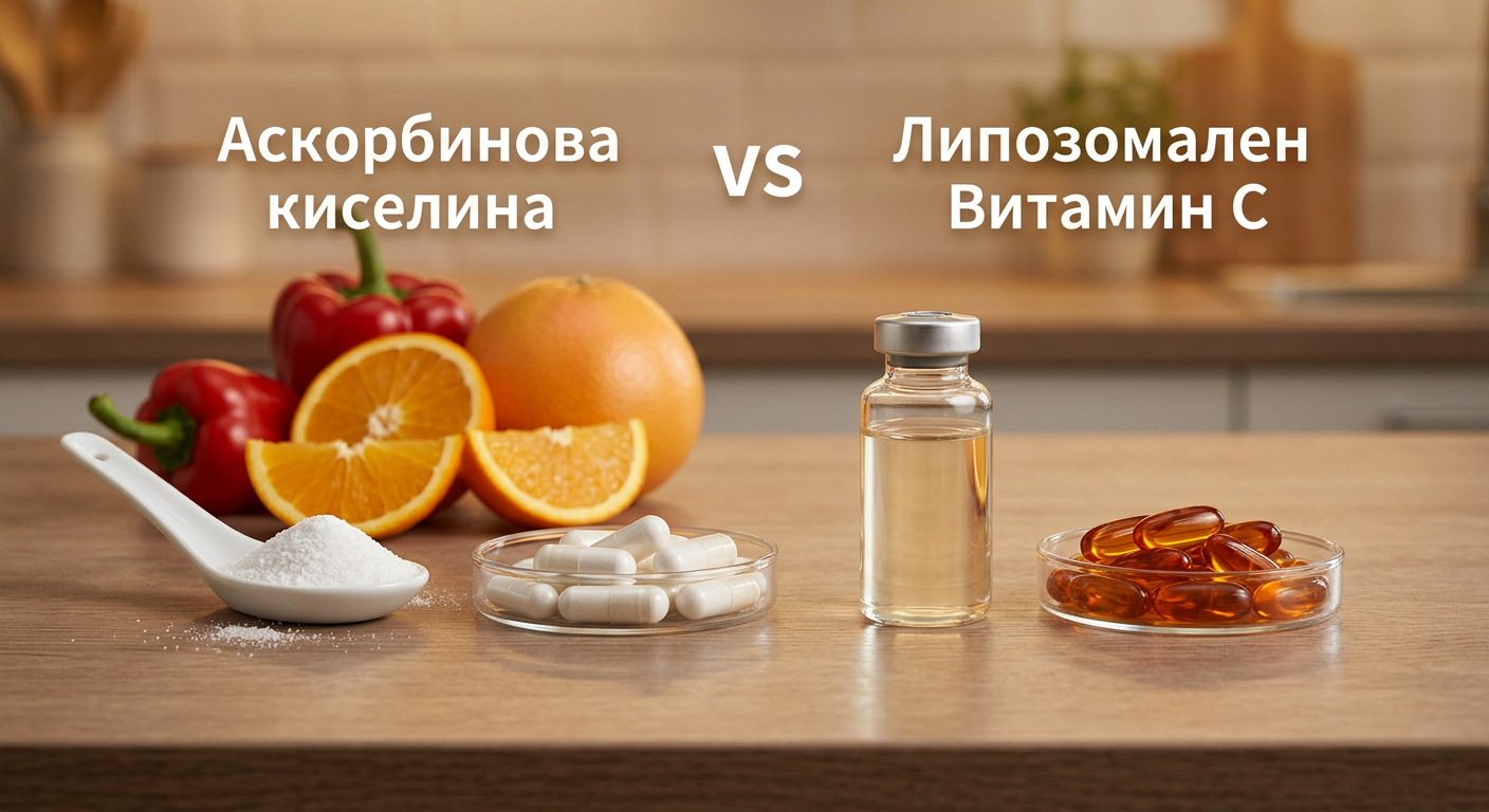 Аскорбинова киселина срещу Липозомален Витамин C