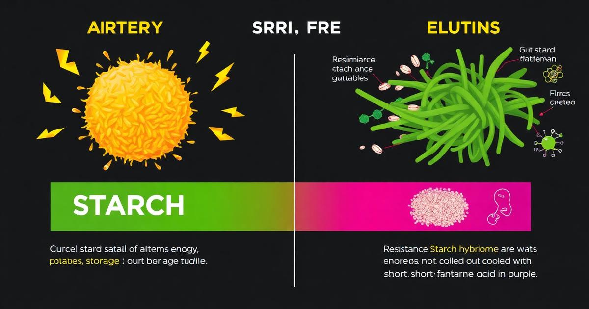 Нишесте срещу Фибри: Енергийна кинетика и Гликемичен контрол