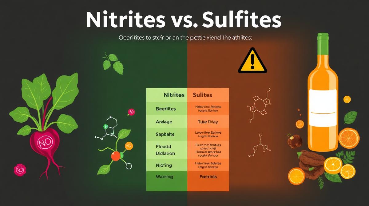 Нитрити срещу Сулфити: Вазодилатация и Химическа безопасност