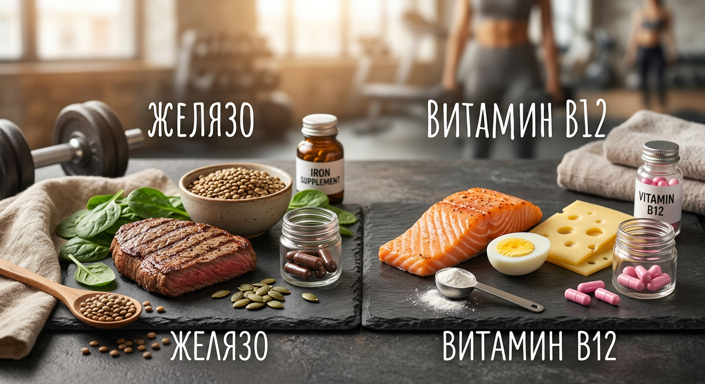 Желязо срещу Витамин B12
