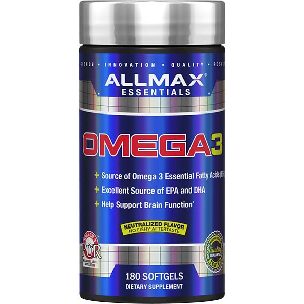 Allmax Omega-3 Fatty Acids Supplement