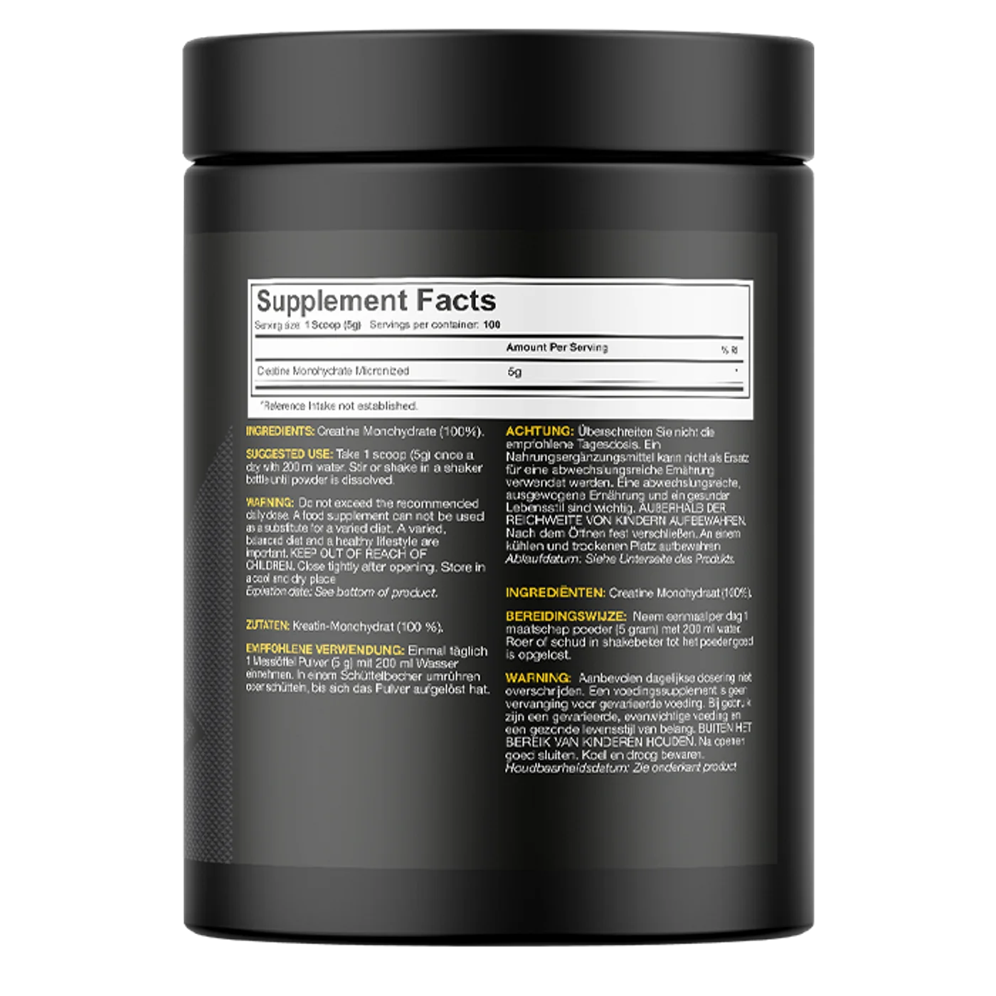 Креатин Монохидрат Creatine Monohydrate Dedicated Nutrition 500 грама