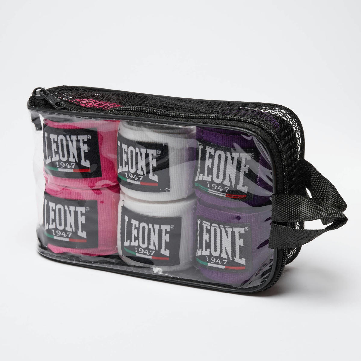 Leone 1947 Hand Wraps Pack x 3 - Pink/White/Purple