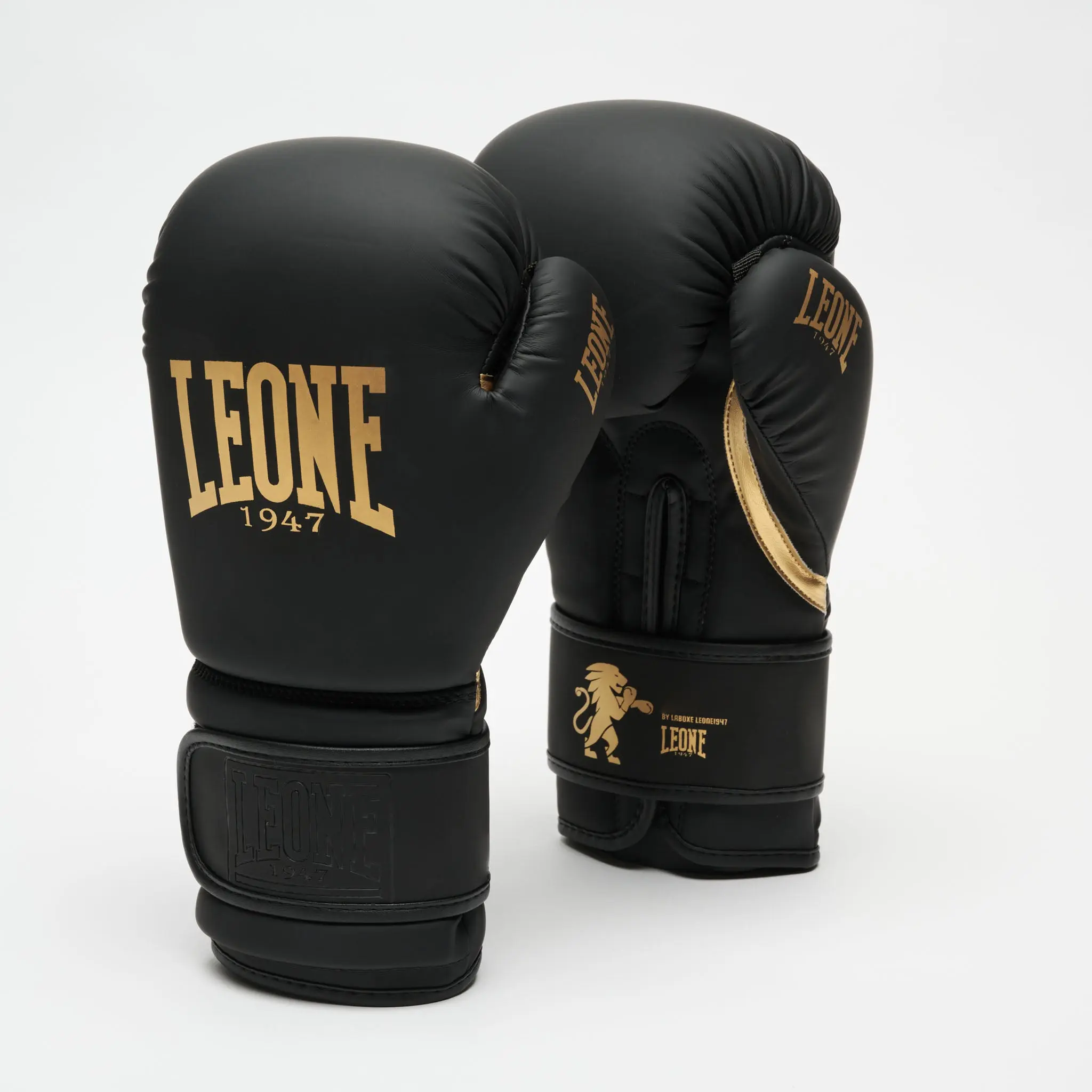 Leone 1947 - BLACK&GOLD BOXING GLOVES GN059D / Black/Gold