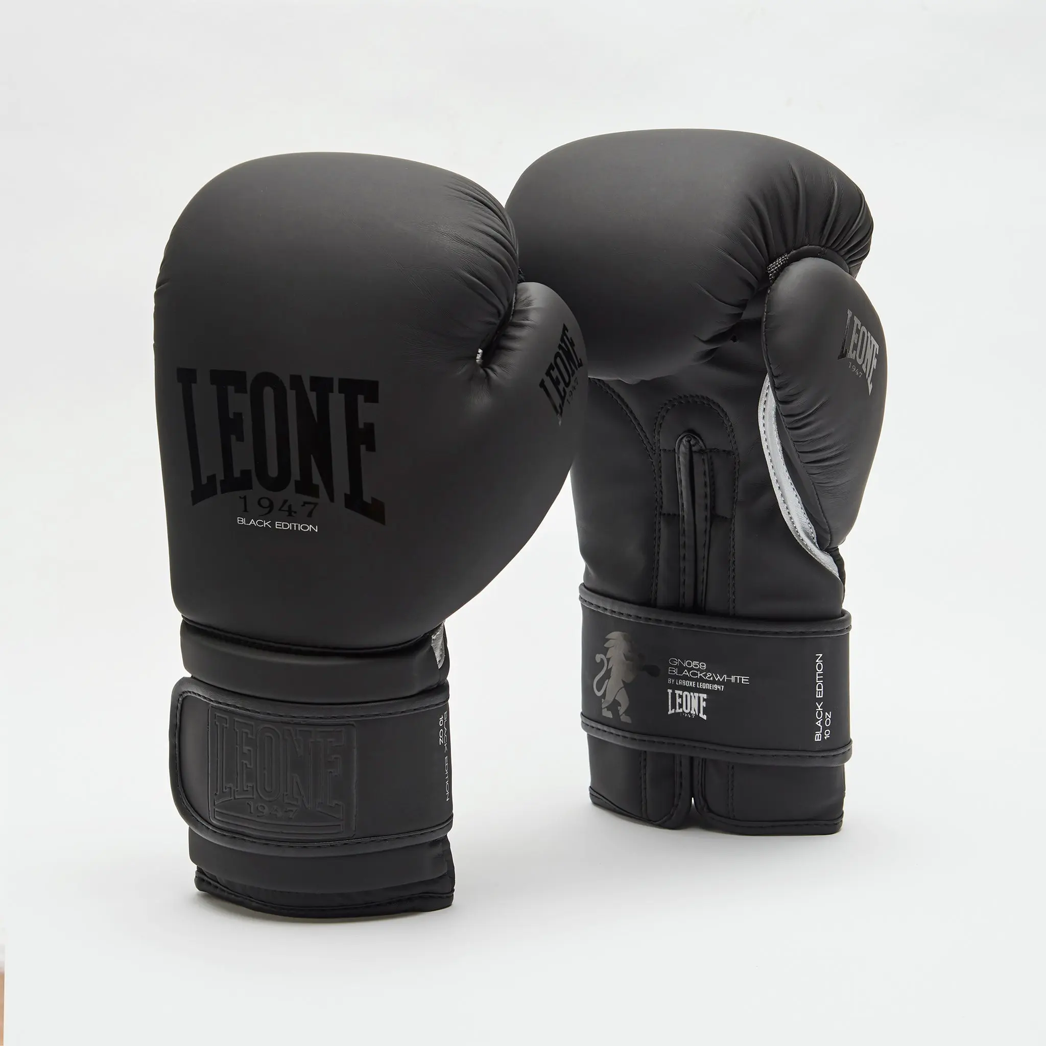Leone 1947 - BLACK&WHITE BOXING GLOVES GN059 / Black