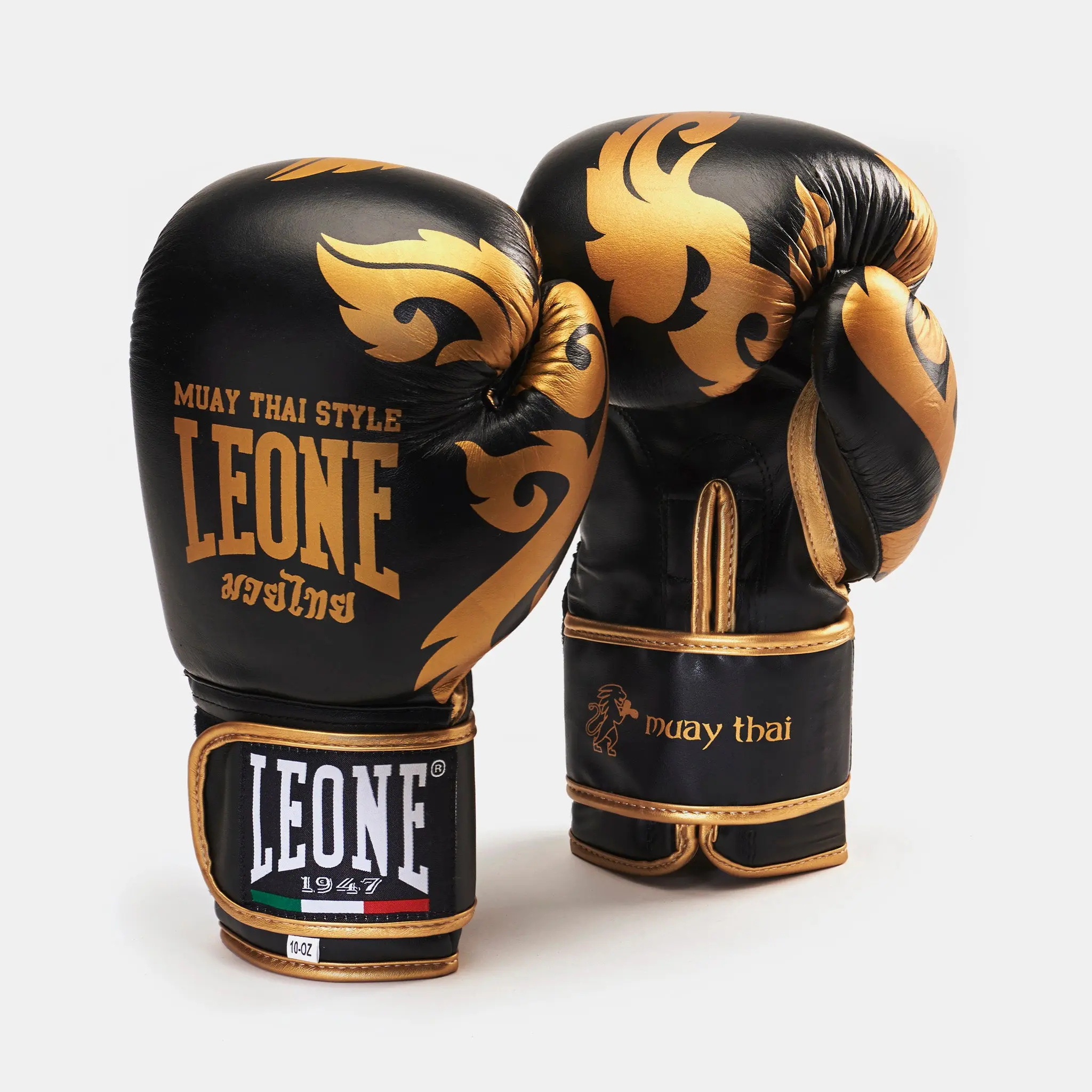 Leone - Muay Thai Boxhandschuhe GN031 - Schwarz