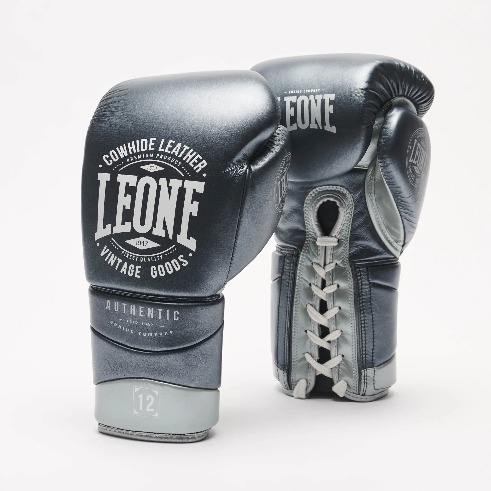 Leone 1947 - BOXING GLOVES AUTHENTIC 2 - Gray - GN116L