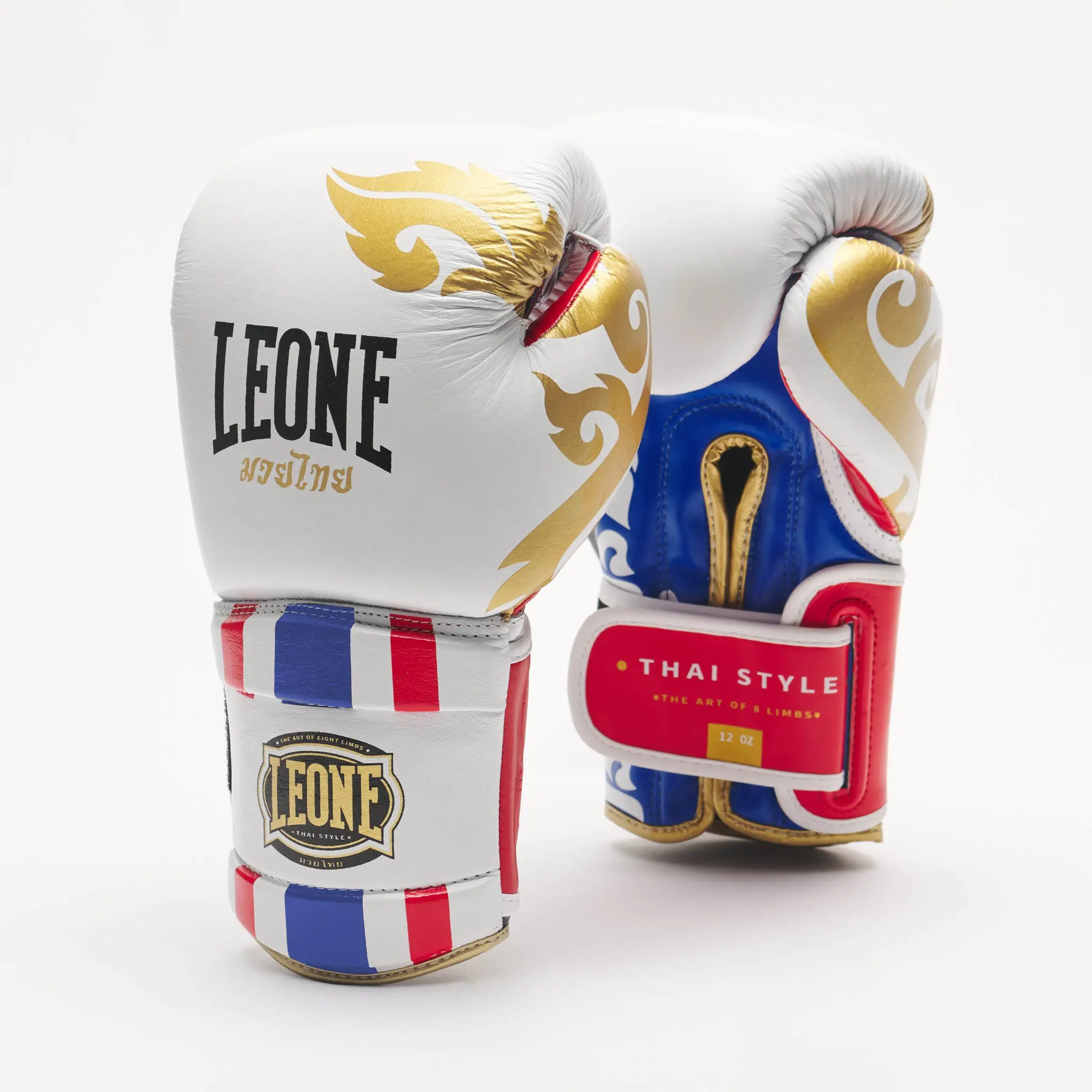 Leone 1947 - BOXING GLOVES THAI STYLE - White - GN114
