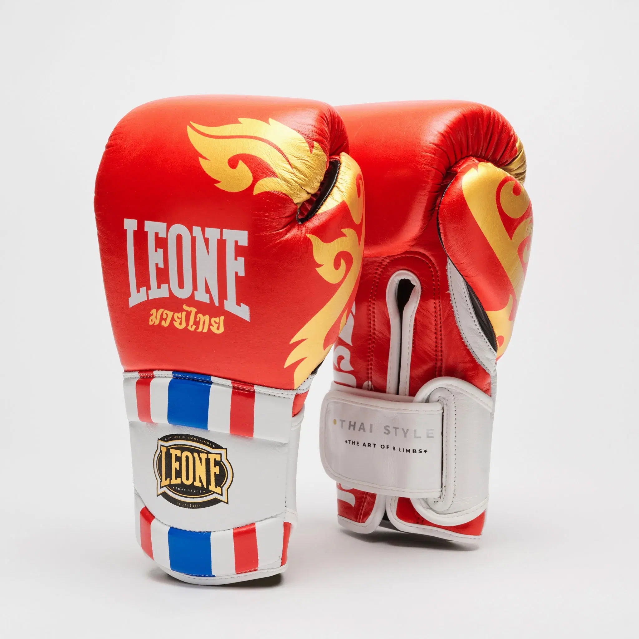 Leone 1947 - BOXING GLOVES THAI STYLE - Red - GN114