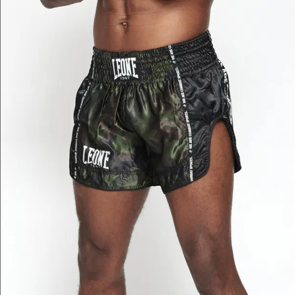 Leone 1947 - CAMO GREEN THAI SHORTS - Муай Тай Шорти - AB961