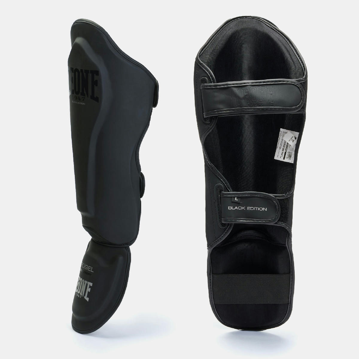 Leone 1947 Black Edition Shin Guards PT119 - Black