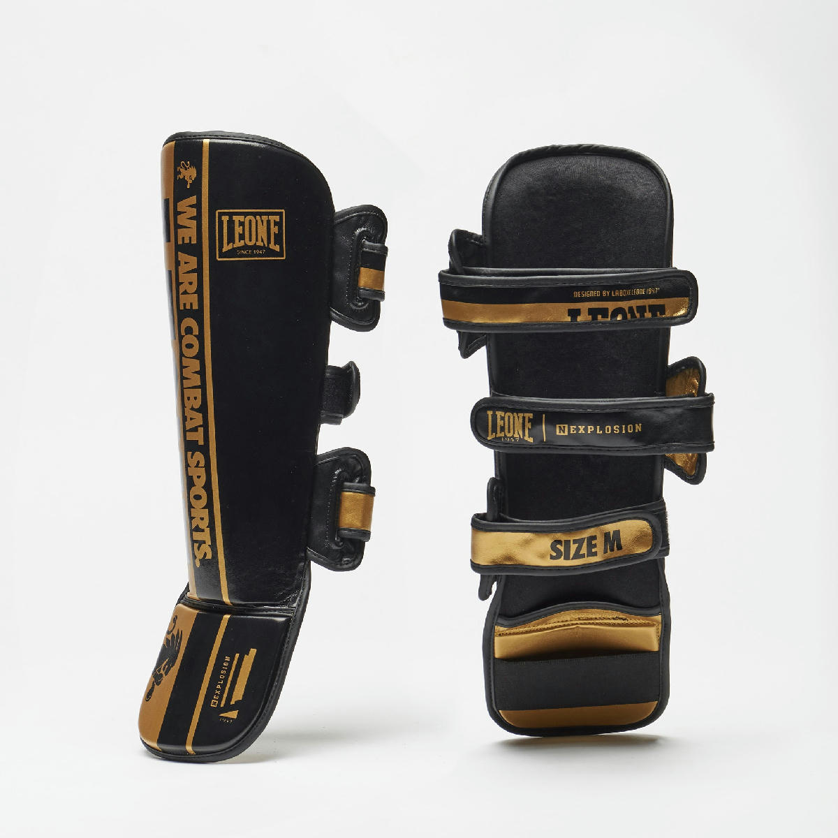 Leone 1947 Nexplosion Shin Guards - Black
