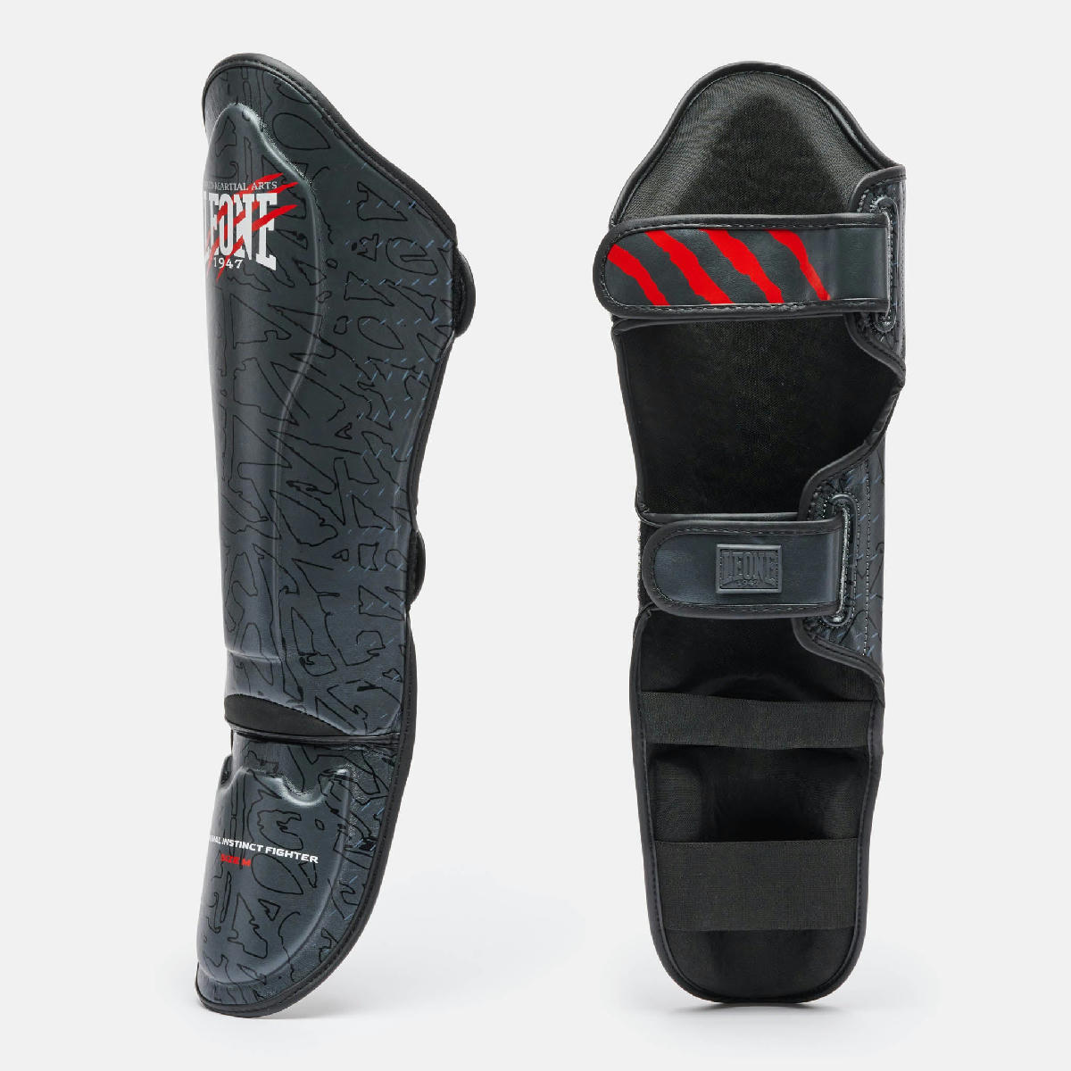 Leone 1947 Primal Instinct Shin Guards - Black