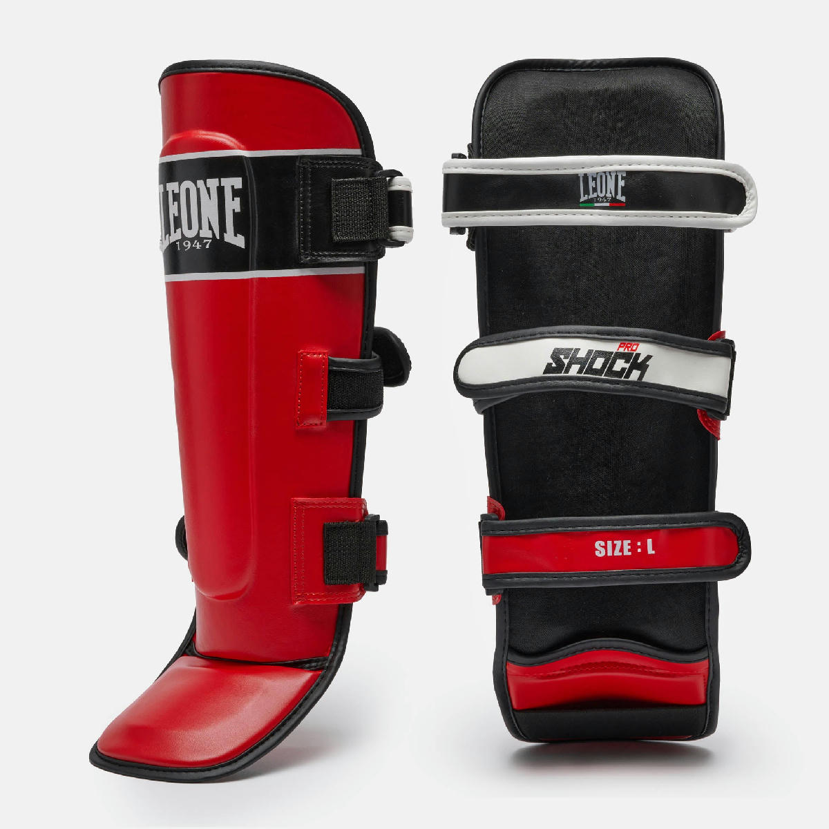 Leone 1947 Shock Pro Shin Guards - Red