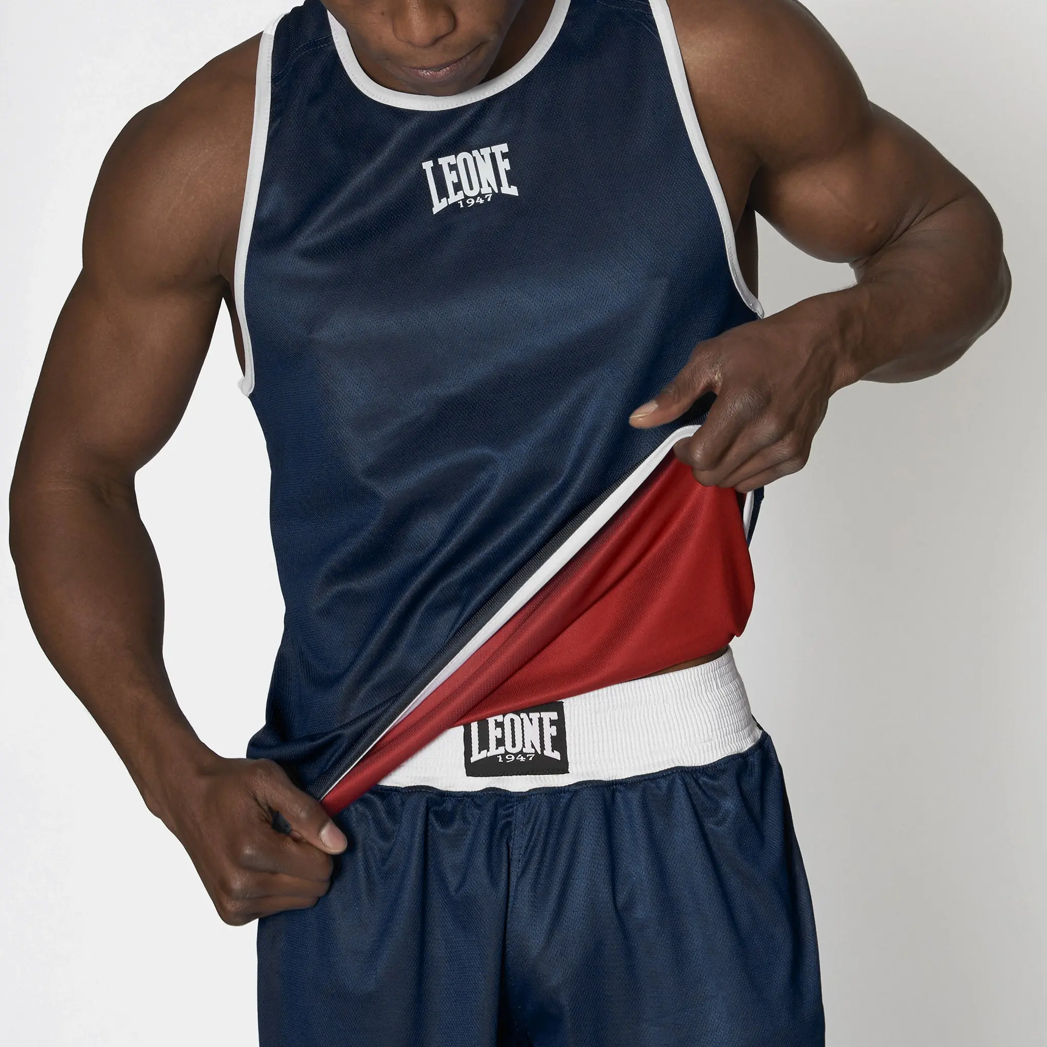 Leone 1947 DOUBLE FACE BOXING SINGLET - AB214