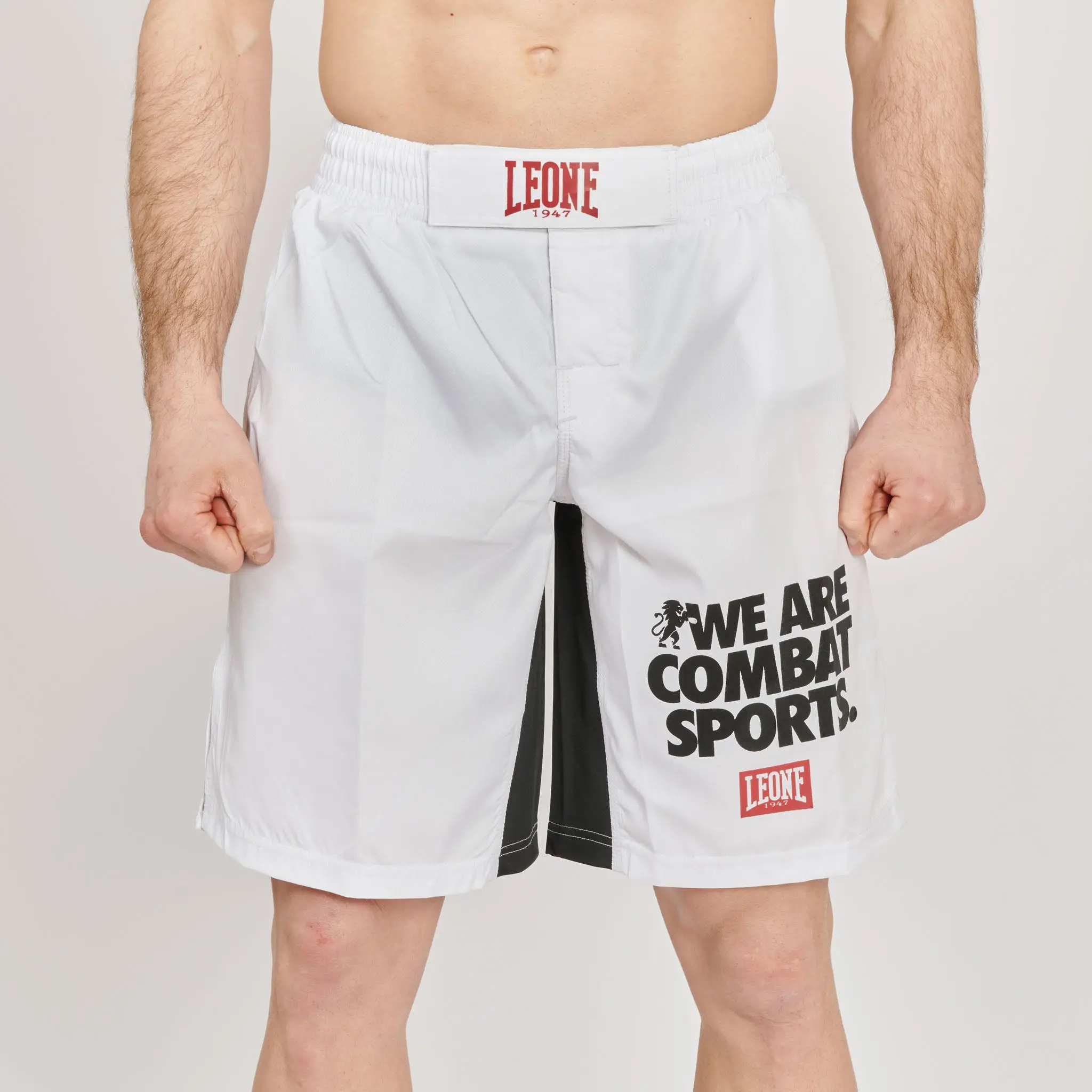 Shorts - Leone - LOGO WACS MMA SHORTS - AB952 / White