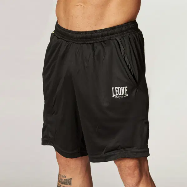 Leone 1947 LOGO SHORTS - ABX112 - Black