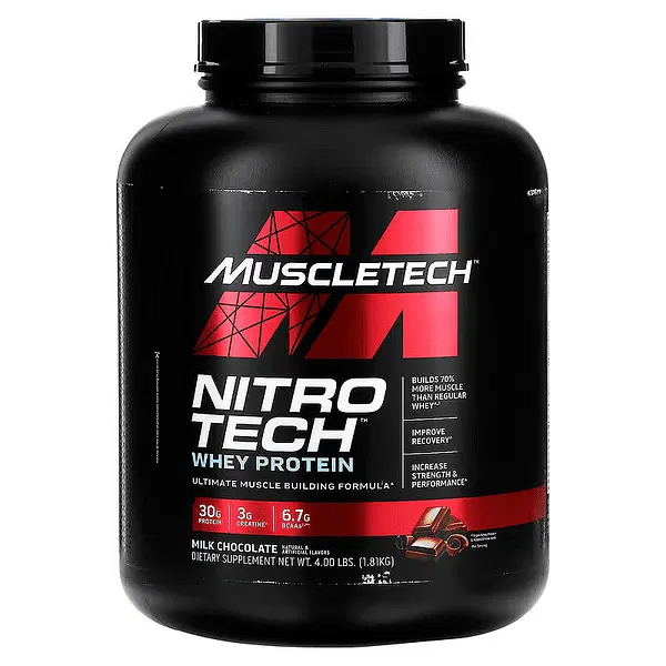 Nitro Tech Whey Protein MuscleTech 1800 грама