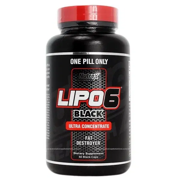 Fettverbrenner Lipo 6 Black Ultra Concentrate Nutrex 60 Kapseln