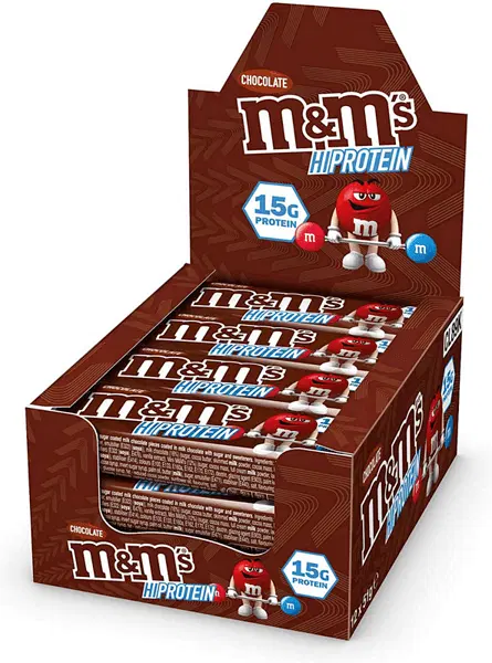 M&M HI Protein Bars 12 x 51 грама