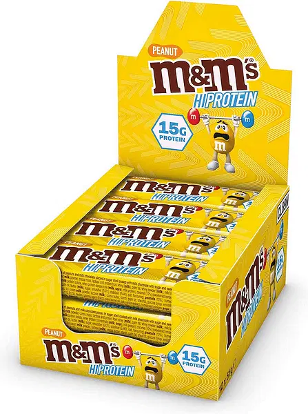M&M Peanut HI Protein Bar 12 x 51 грама