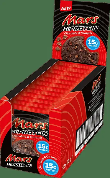 MARS HI Protein Cookie Chocolate and Caramel 12 x 60 грама