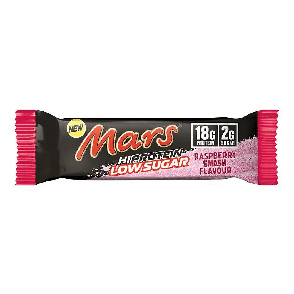 MARS Raspberry Smash Low Sugar HI Protein Bar 57 грама