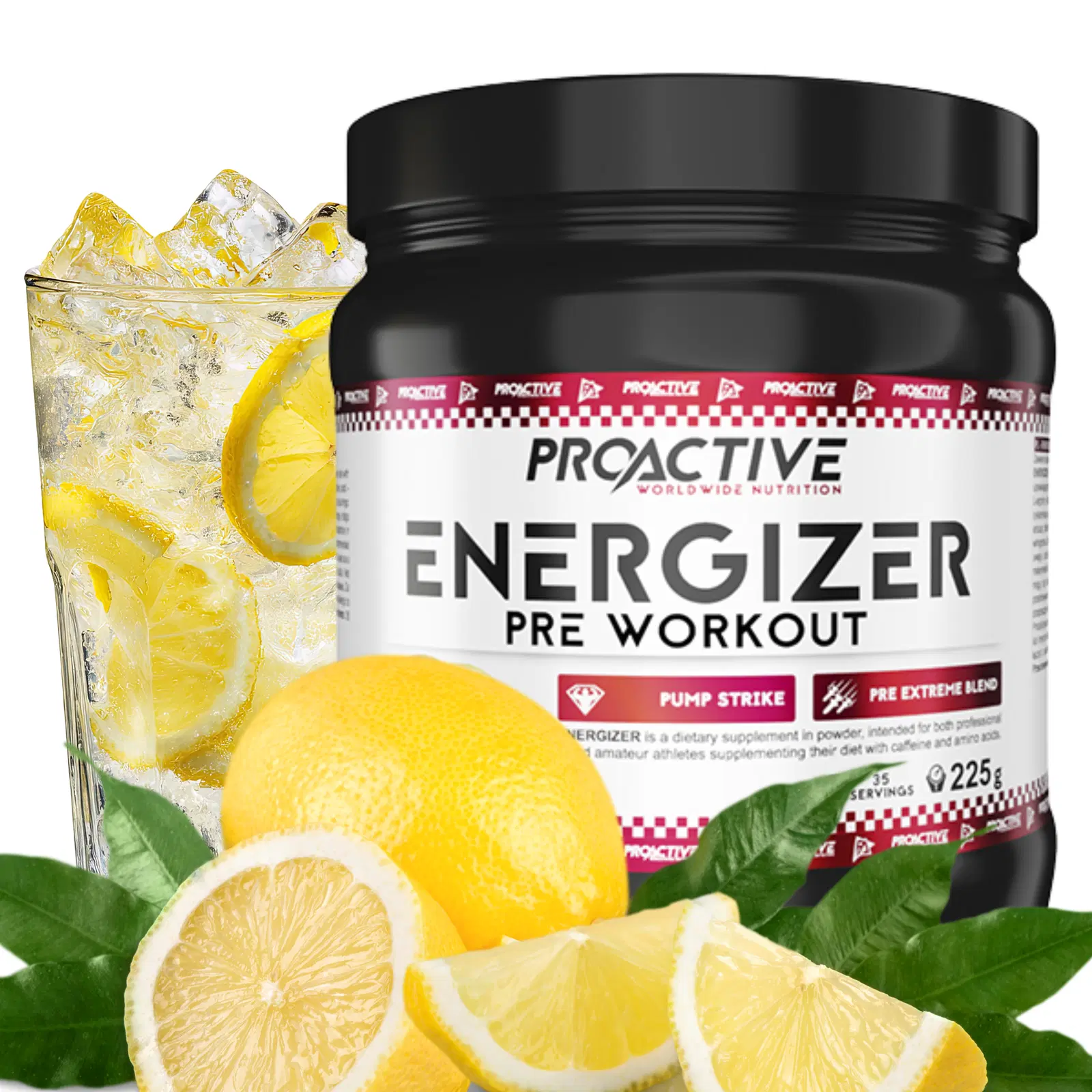 ProActive Energizer Pre-Workout 225g Lemon