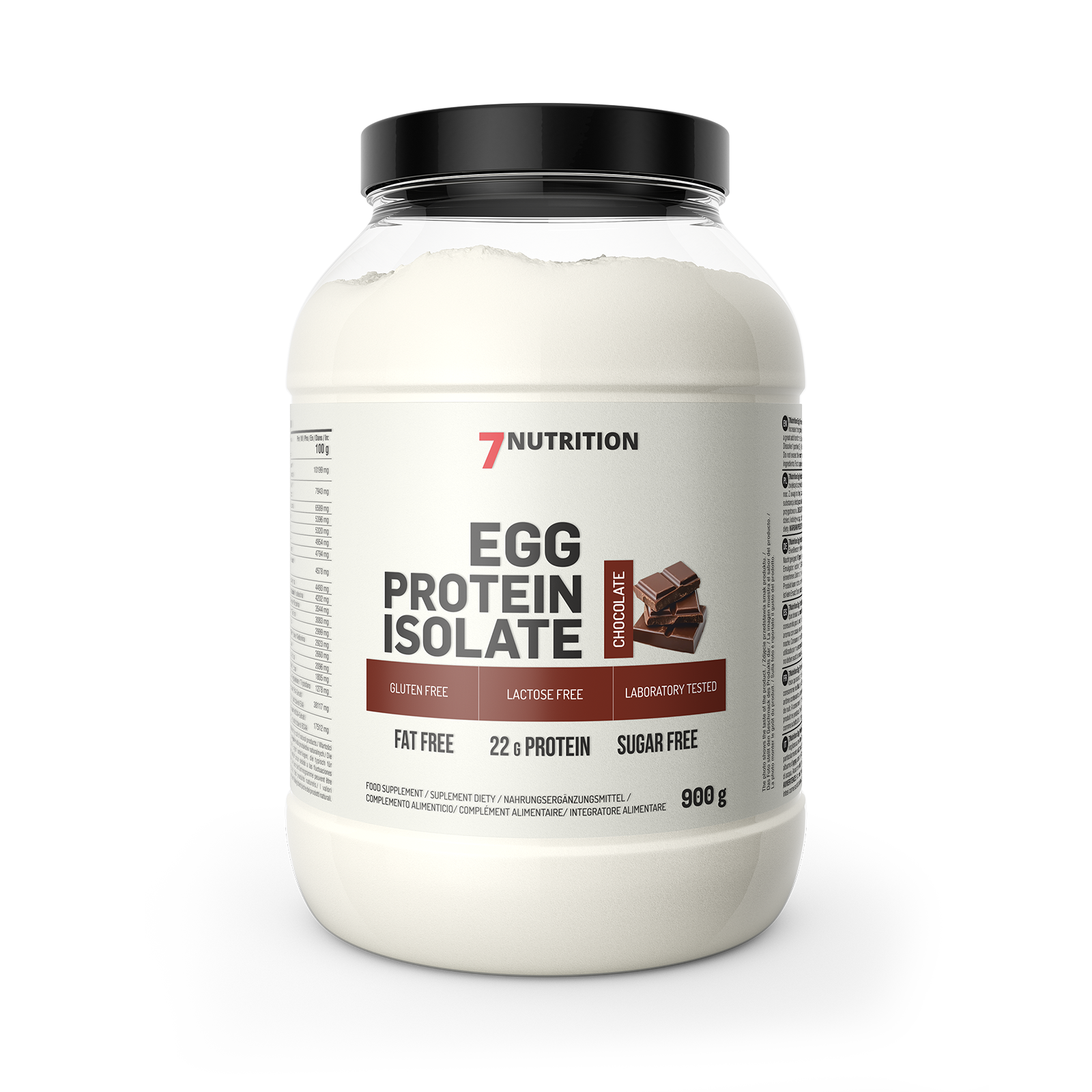 7Nutrition - Egg Protein Isolate 900g Chocolate