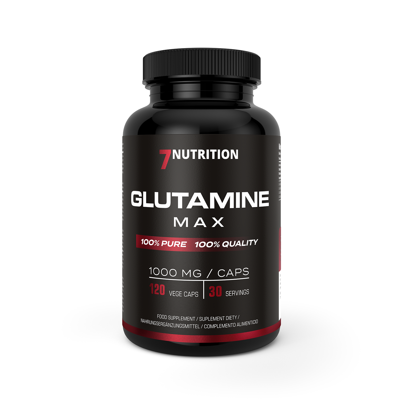 7Nutrition - Glutamine MAX 120 vege caps